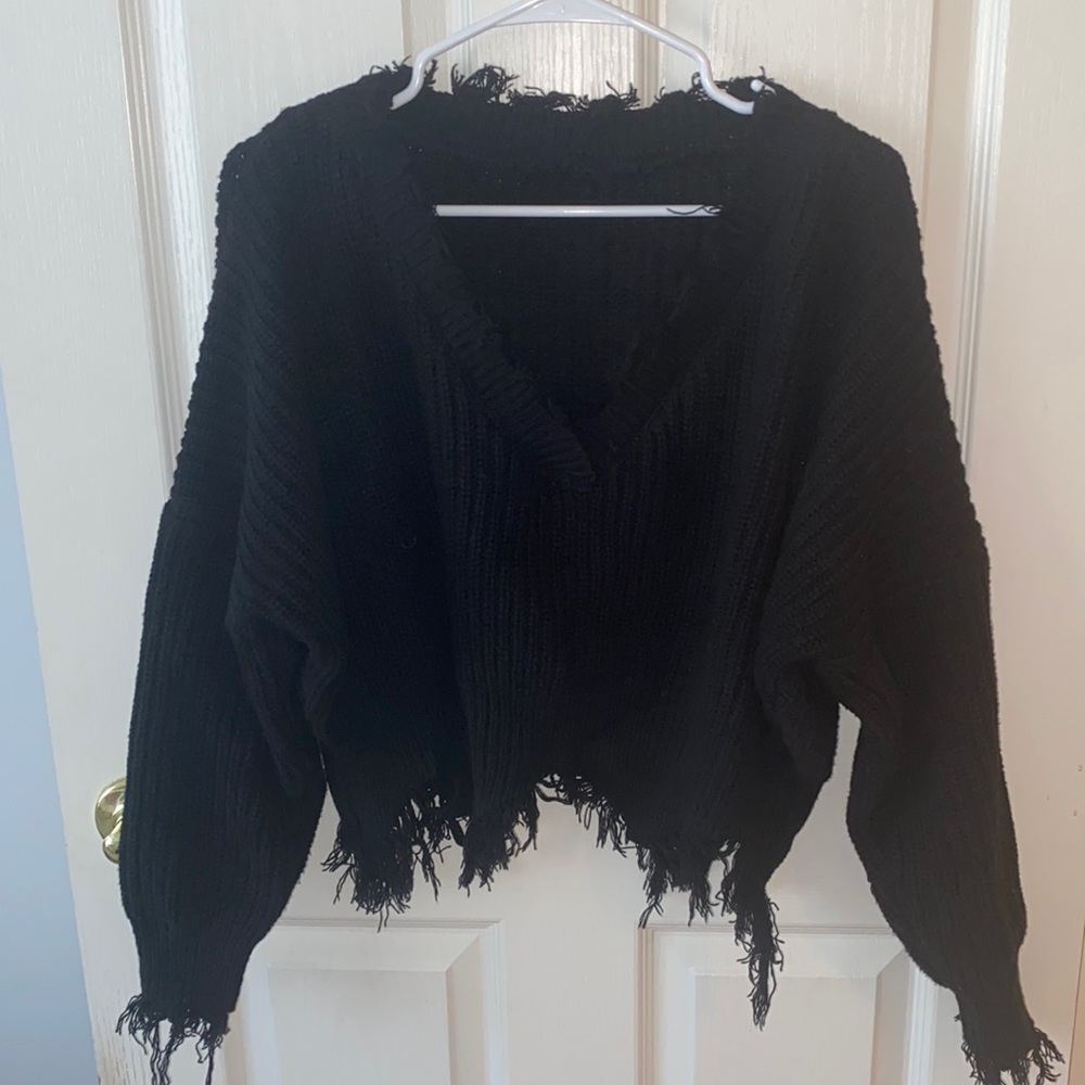 Frayed Sweater